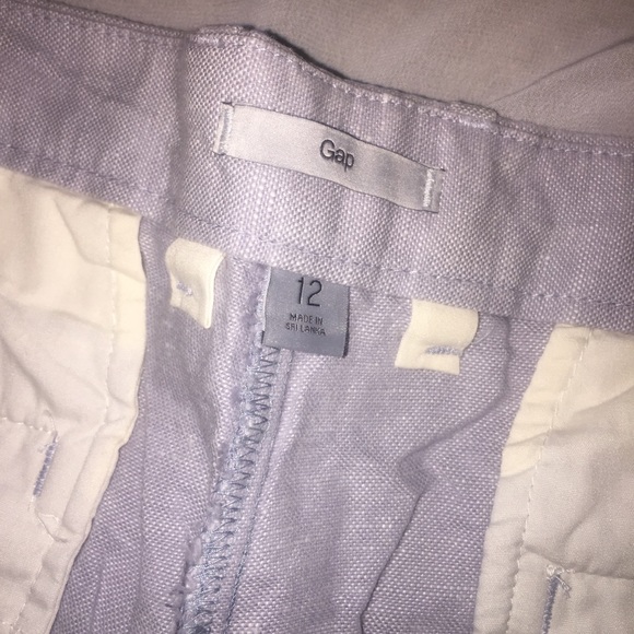 🔴 GAP Linen Tonal Shorts EUC 🛍 Size 12 - Picture 5 of 7